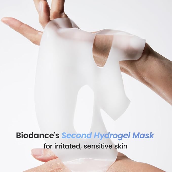 BIODANCE Hydro Cera-nol Real Deep Mask, Overnight Hydrogel Mask, Hydrating Facial Mask For Sensitive Skin, Redness Reducing & Quick Soothing Effect, 1.19oz(34g) x 4ea