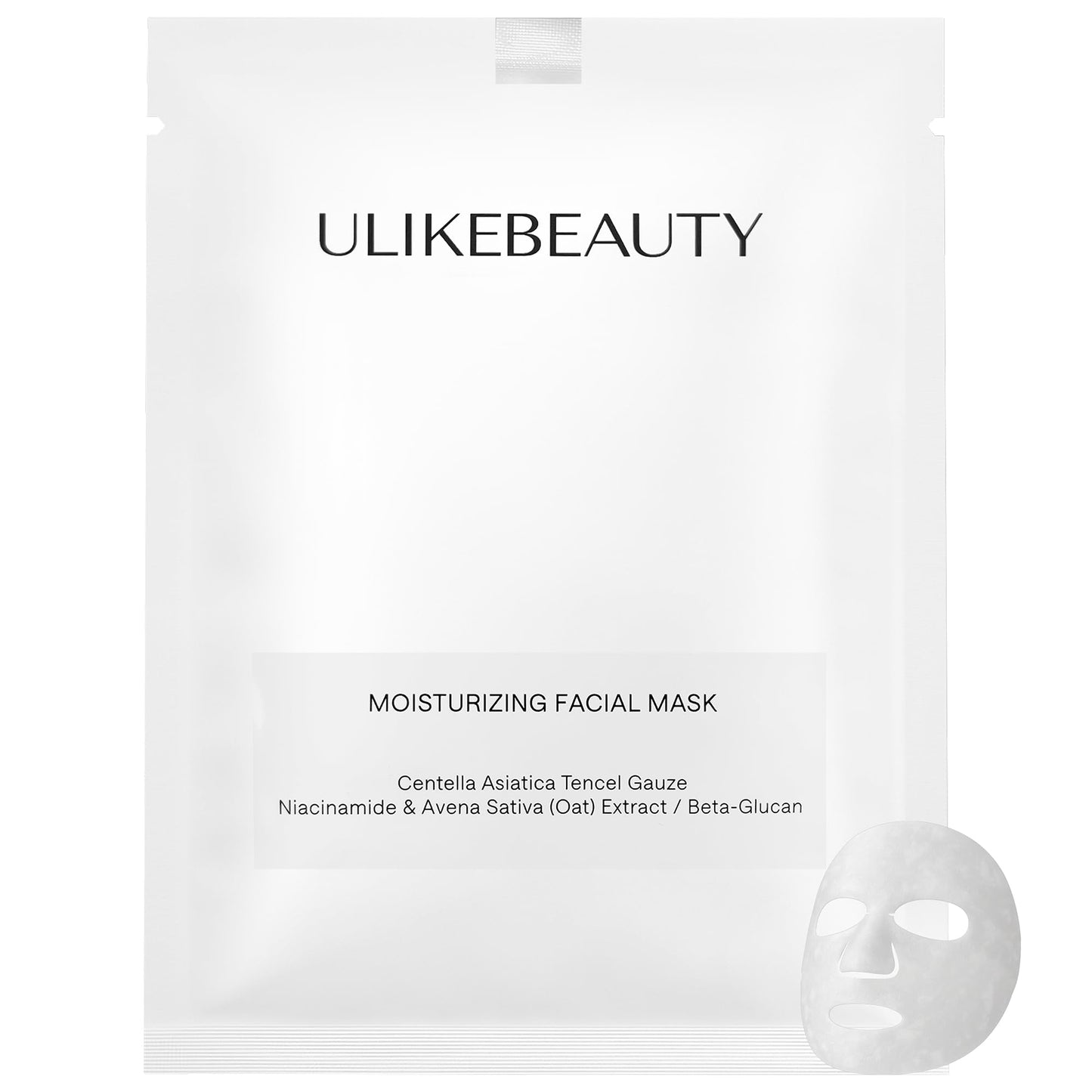 Ulikebeauty Moisturizing Facial Mask for Most Skin Types, Deep Hydrating Overnight Hydrogel Mask for Calming, Brightening & Repairing, 5 Pcs Per Case