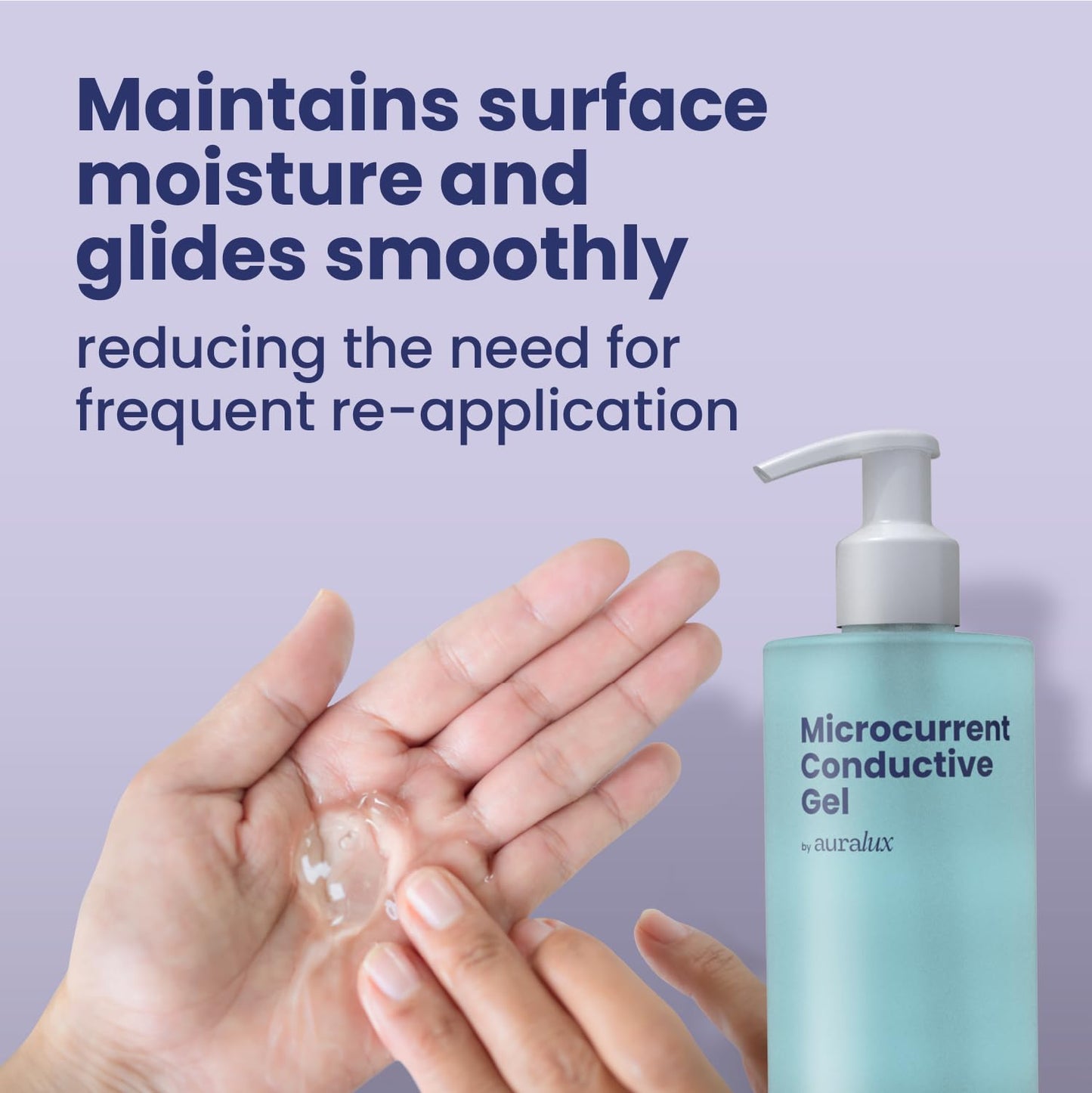 10oz Conductive Gel For Microcurrent Devices - Collagen Peptides & Hyaluronic Acid Boost Skin Radiance - Locks in Moisture for 24 Hours