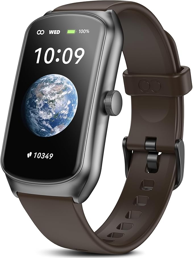 Anyloop AMOLED Fitness Tracker Watch with 24/7 Heart Rate/SpO2/Sleep Monitor, IP68 Waterproof Smart Watch, Step Calorie Counter Pedometer Swimming Health Activity Trackers & SmartWatches for Men Women