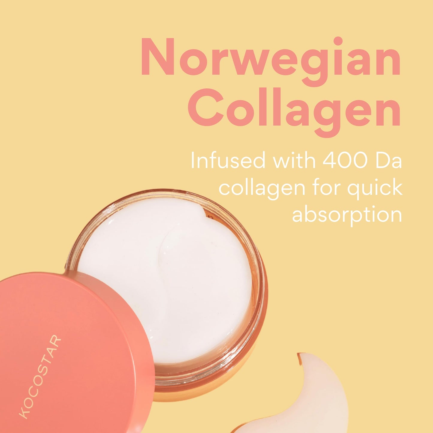 Hydrogel Eye Patches with Low Molecular Weight Norwegian Bio-Collagen, Reduces Dark Circles and Wrinkles, Under Eye Masks for Puffy Eyes, Hydrating for Dry Skin, Korean Skincare (48 patches)