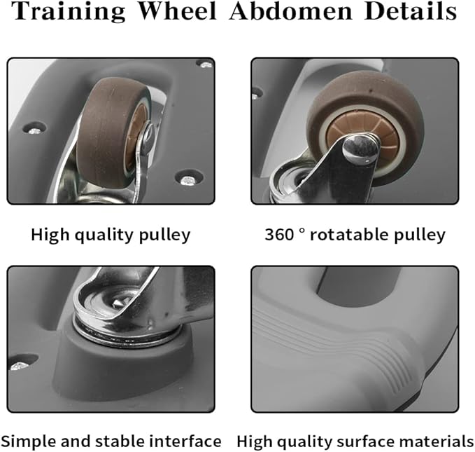 Ab Roller Wheel for Core Workout, Ab Wheel Exercise Equipment for Home Gym
