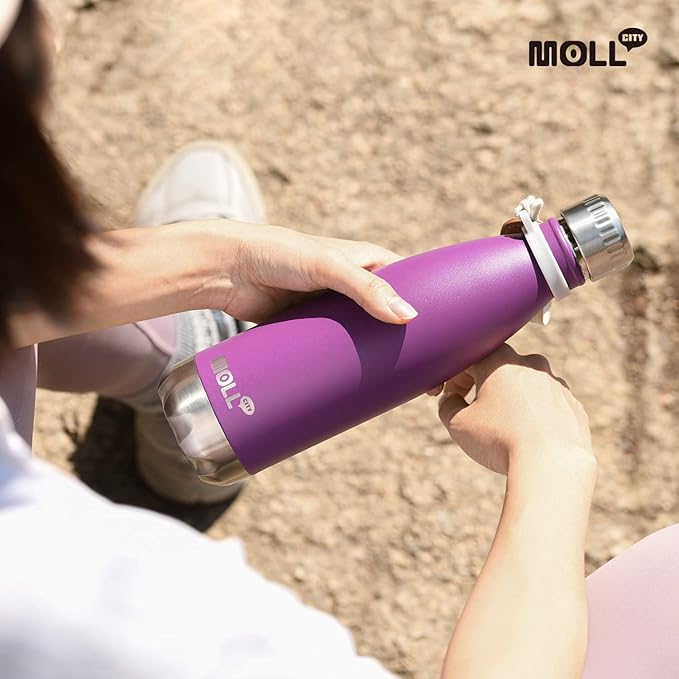 Kids Water Bottle for School-9 oz Stainless Steel Double Wall Vacuum Insulated Sports Water Bottle Reusable Metal Leak Proof Cola Shape Flask for Girls (Teal)