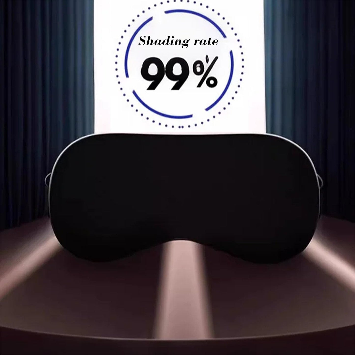 4 Pack Sleep Mask for Women & Men, 100% Blackout Silky Eye Cover, Zero Eye Pressure Soft Satin Blindfold with Elastic Adjustable Strap, Lightweight Night Eyes Shade for Travel Nap Side & Back Sleepers