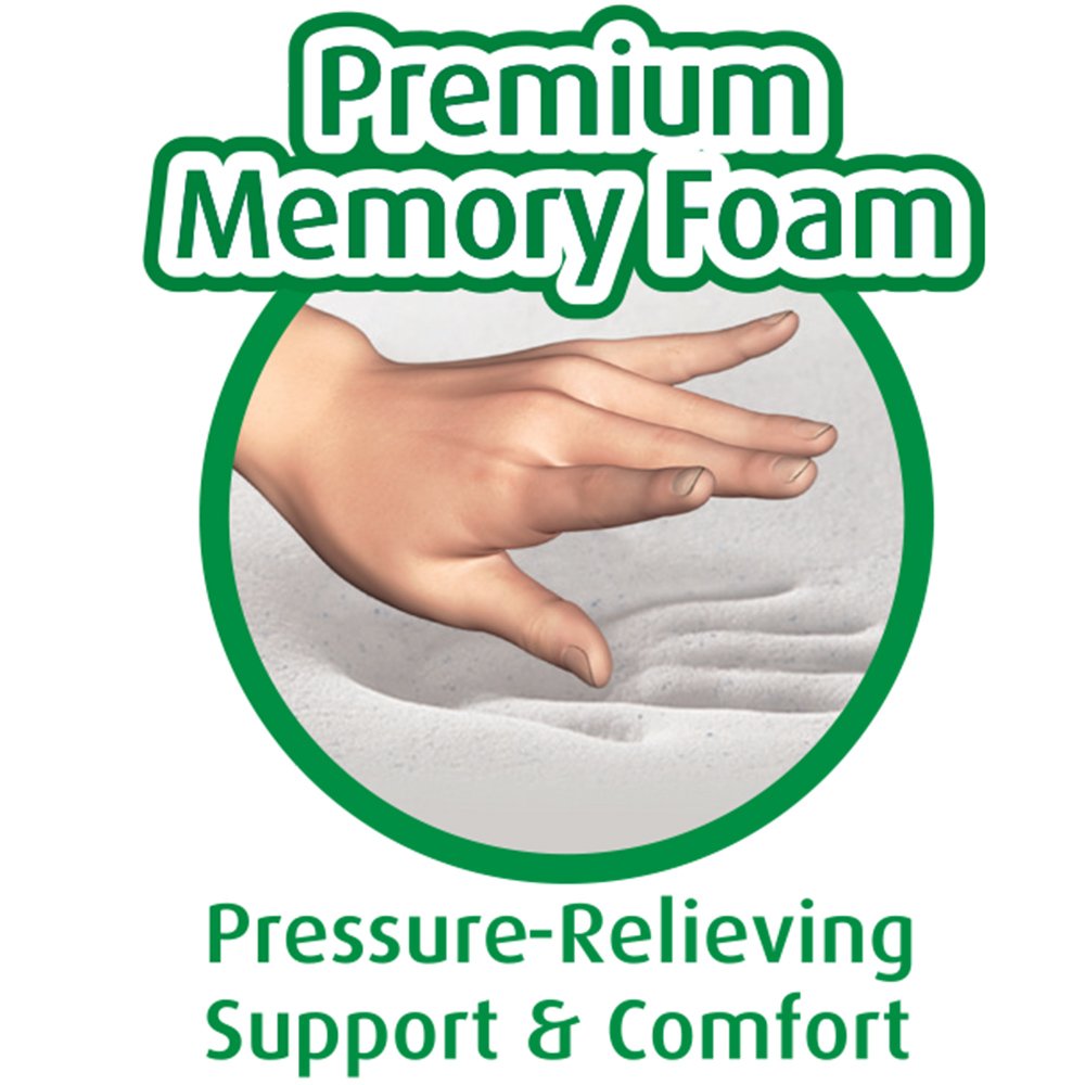 Cloudz Comfort Gel Memory Foam Travel Neck Pillow - Blue