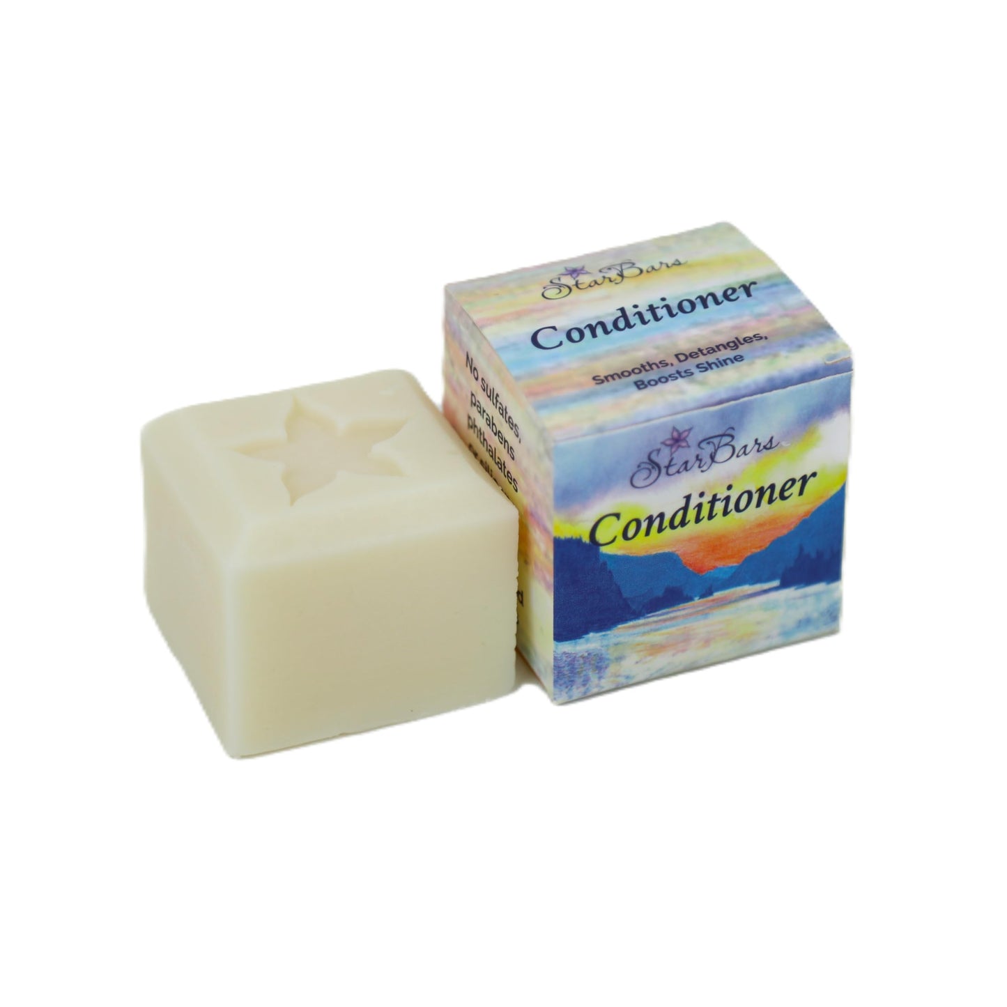 StarBars Freedom Conditioner Bar - UNSCENTED and Color Free - 2oz - Sulfate-Free, Silicone-Free, No Parabens or Phthalates - Made in the USA