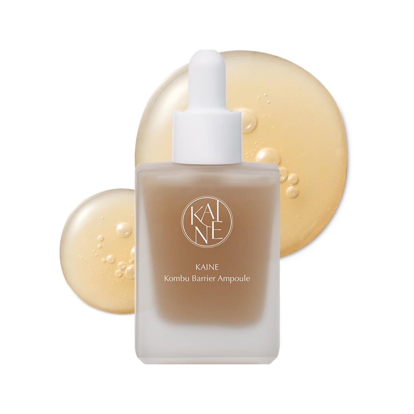 KAINE Kombu Barrier Ampoule | Moisturizing Serum with 73% Fermented Kombucha, 5% Panthenol, and Ceramide for Hydration and Skin Barrier Care, Korean Skin Care, 30mL/1.01 fl oz