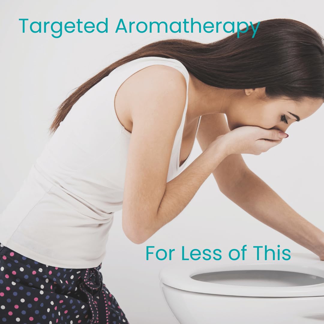 Stripped Bath & Body Queaze Eaze Essential Oil Roll On | Stomach Support Essential Oil Blend with Ginger, Lemon, Peppermint, and Fennel – Skin-Friendly Carrier Oils | Stocking Stuffer Gift