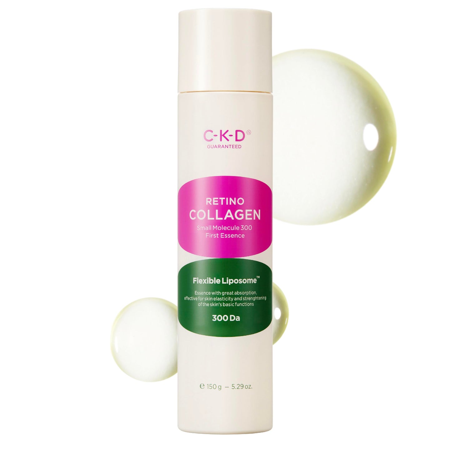 CKD Retino Collagen First Essence - Daily Face Deep Hydration Essence for Firming, Exfoliation, and Smoother Skin Texture. Collagen Boosting and Youthful Skin. Korean Skin Care. 5.07 fl oz