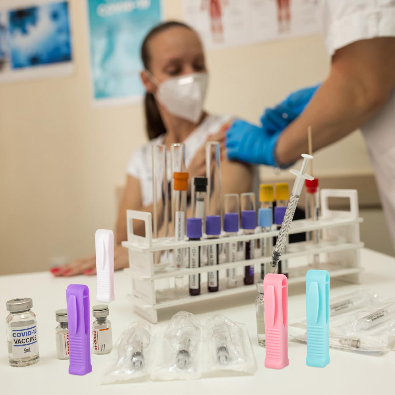 Unomor 8pcs Ampoule Bottle Opener Small Ampule Breaker Glass Ampoule Breaker Small Ampoule Opener Reusable Ampoule Opener White Accessories Jar Opener Plastic Pill Nurse Glass Bottle Cap