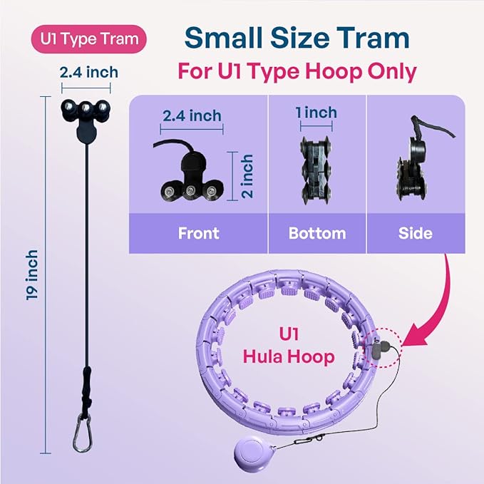 30/12 Knots, Upgraded Magnetic Lock Weighted Hula Hoop for Adults Weight Loss, Infinity Hoop Plus Size, Children Adults Home Outdoors, Fitness Exercise, Abdominal Toner