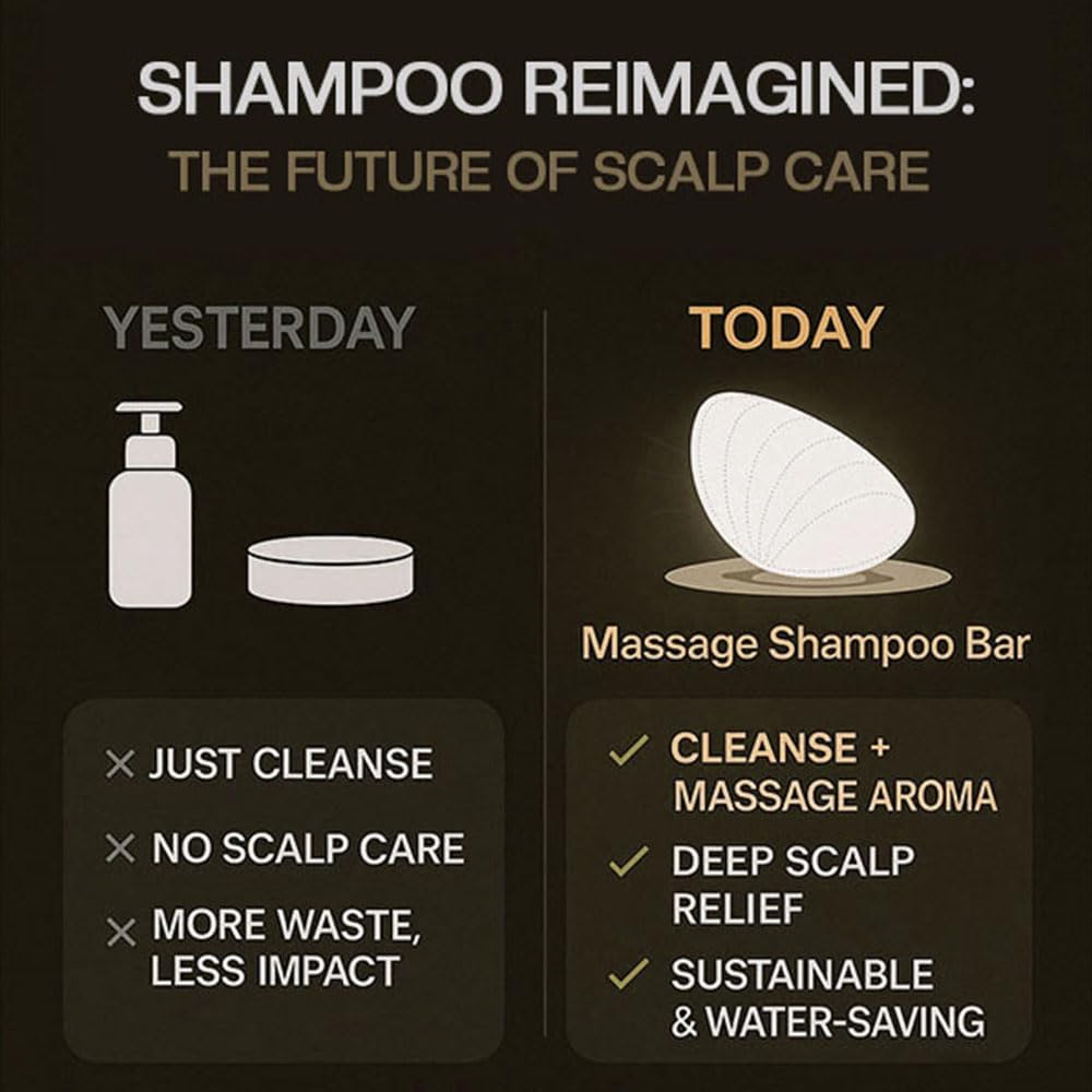 Healique rituels Bar Shampoo and Conditioner for Thin Hair (Massage Soap) (Organic Oils) 2.12oz - Rice (Small)