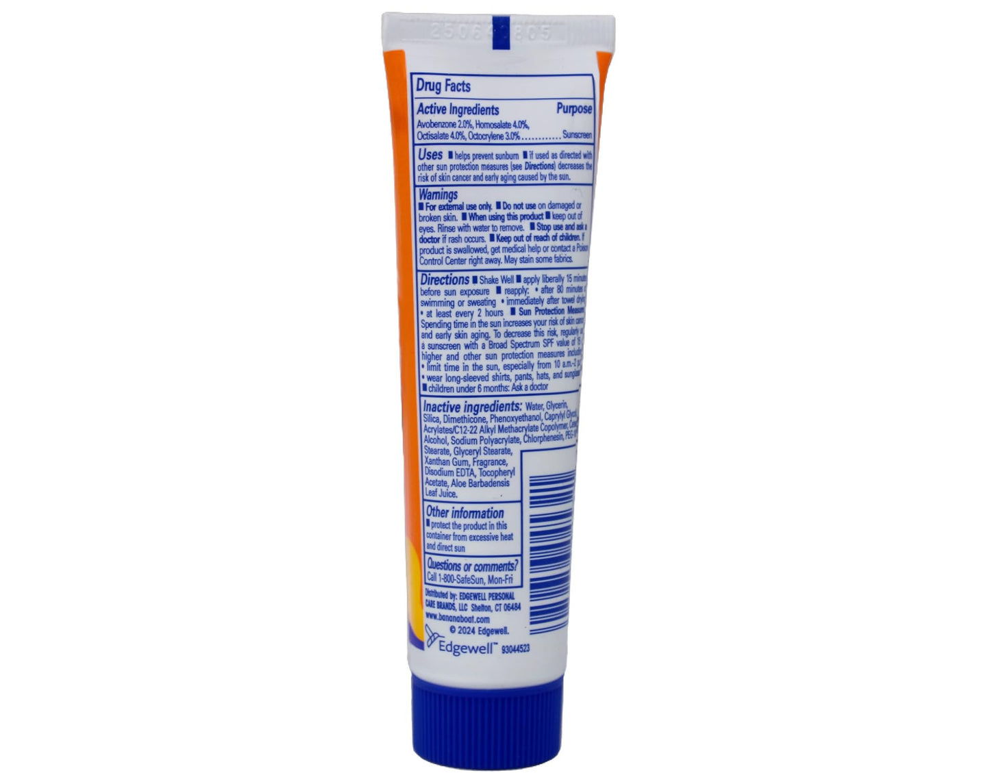 Banana Boat Sport Performance Sunscreen Lotion 30 SPF 1 oz (Pack of 3)