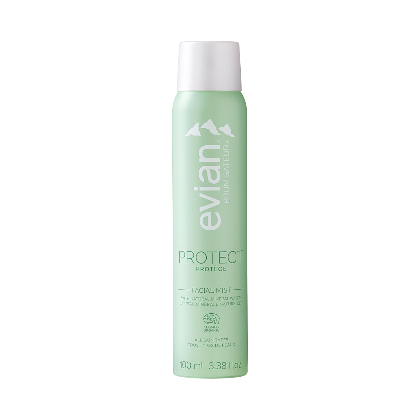 Evian Protect Facial Mist - Hydrating Mineral Water Face Spray with Aloe & Natural Extracts - Cooling Toner Mist for Face & Skin - Refreshing Facial Spray to Hydrate and Support Skin Barrier