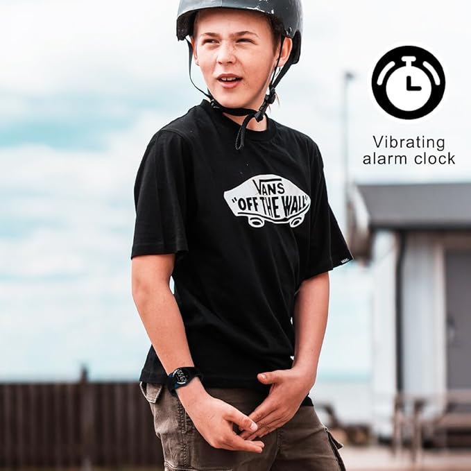 Kids Watches for Girls Boys Digital Sport Watch with Step Counter Pedometer Vibration Alarm Clock, No App Waterproof Fitness Tracker Kids Watch Boys Girls Teens Students Ages 5-16