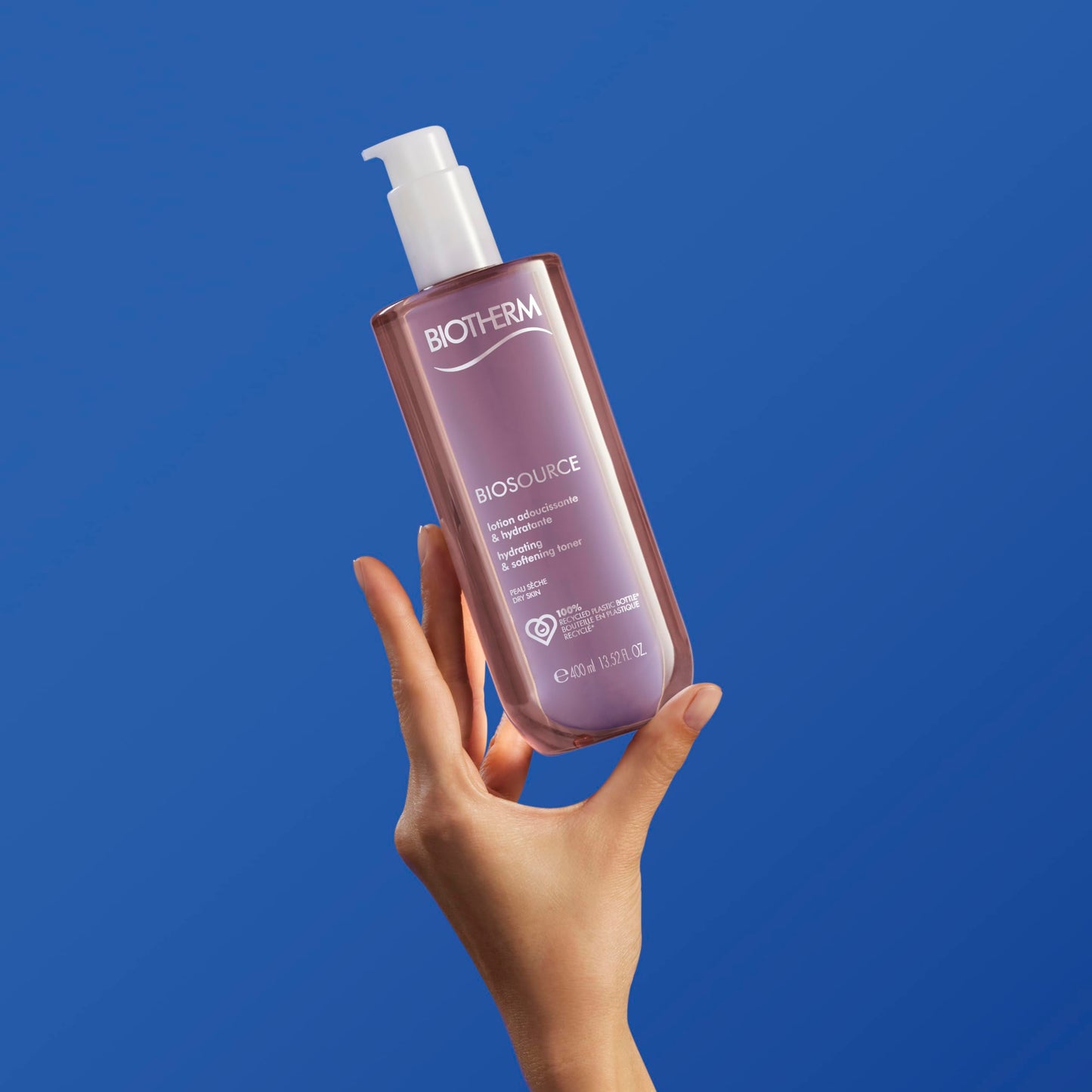 Biotherm Biosource Hydrating & Softening Toner for Dry Skin with Biotech Plankton, Cleanses, Exfoliates & Softens Dry Skin, Anti-Pollution Toner, 6.7 Fl. Oz.