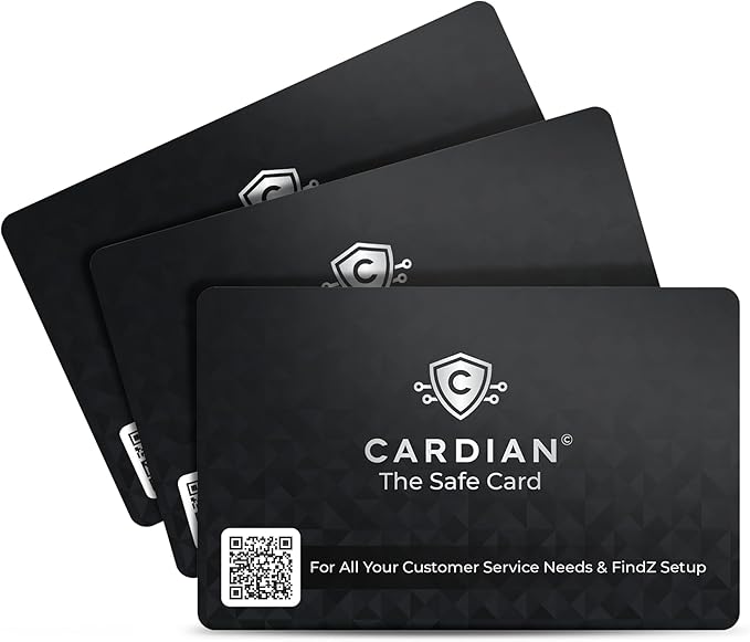 CARDIAN Stealth RFID Guard Shield x3 - Slim RFID Blocking Card Protector, Safecard Shield Credit Card Blocker, Protect ID Card for Passport RFID/NFC Anti-Theft Blocking Card Fraud Shield for Travel