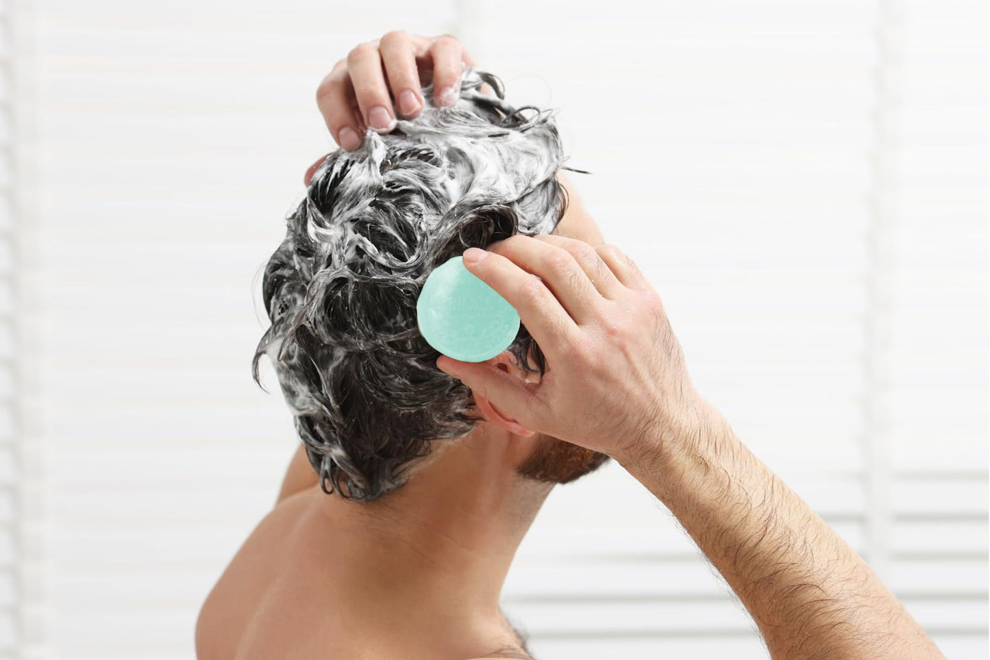 Shampoo and Conditioner Bar Set with Castor Oil for Hair Growth & Strength – Oat Protein, Shea Butter, Aloe – Sulfate-Free, Frizz Control, Vegan, Plastic-Free – BIORR Luxe (2 x 3.5 oz)