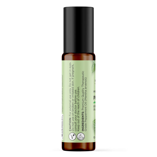NaturoBliss Peppermint Essential Oil Roll-On, 10 ml