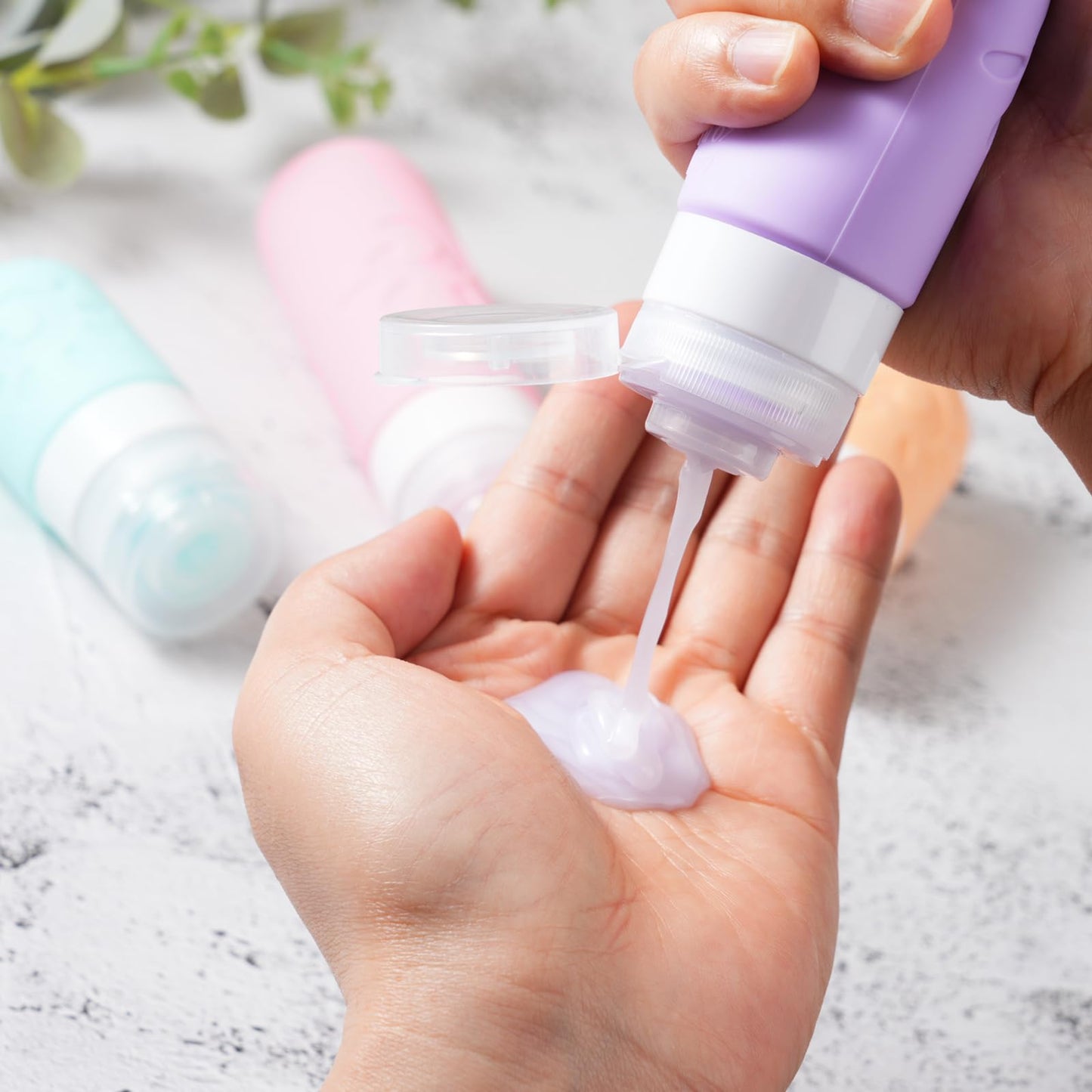 Zafit 18 Pack travel Bottles for Toiletries, TSA Approved Silicone Travel Containers Leak Proof Refillable Travel Accessories for Shampoo Conditioner Lotion Body Wash(Multicolored C)