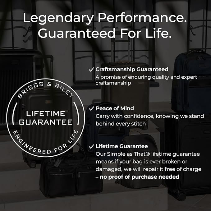 Briggs & Riley International 21" Carry On Expandable Spinner - Luggage for Travel, Suitcases with Wheels, Softside Rolling Bag for Men & Women - ZDX Collection, Canyon