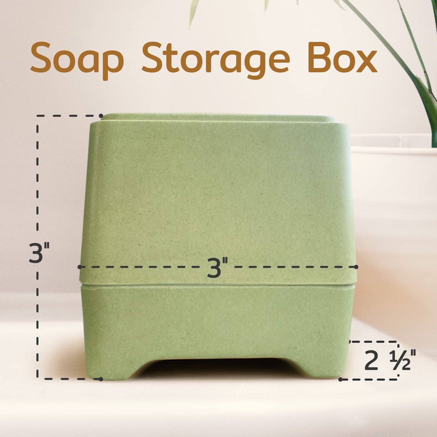 Impresa [2 Pack] Bamboo Soap Holder Compatible with Ethique Shampoo & Conditioner Bars - Quick Drying Slatted Soap Box & Shampoo Bar Container - Compostable Sugarcane