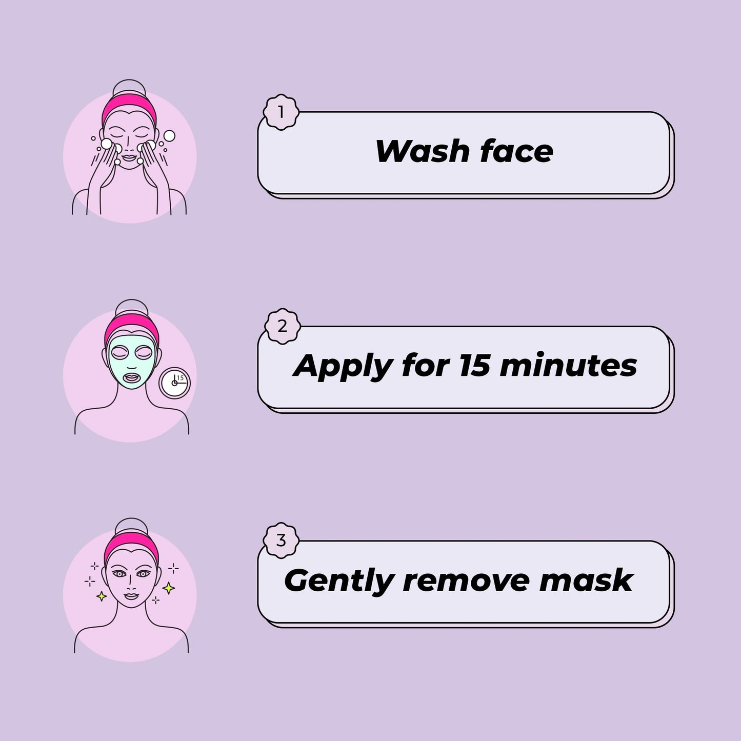 Vitamasques Face Masks Skincare Sheet Kit, 7-Pack - Juicy Collection of Triple-Layer Sheet Facial Masks - Korean Skin Care Pore Purifying, Brightening, and Hydrating