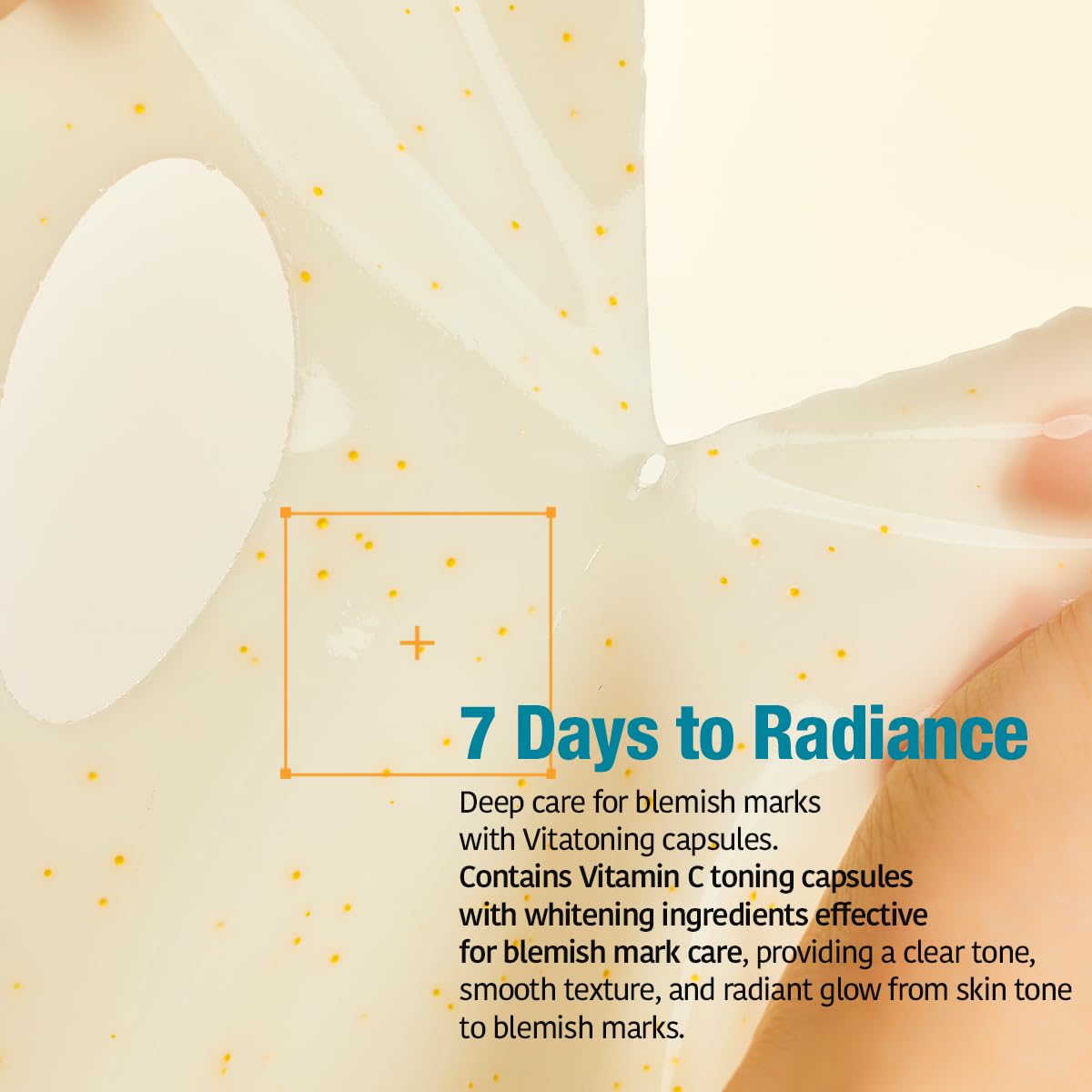 GOODAL Green Tangerine Vita C Gel Mask, Deep Moisturizing Hydrogel Essence, Vitamin C Face Mask for Glass & Glow Skin, Overnight Facial Mask, Jelly Mask for Sensitive Skin, Korean Skin Care, 5EA