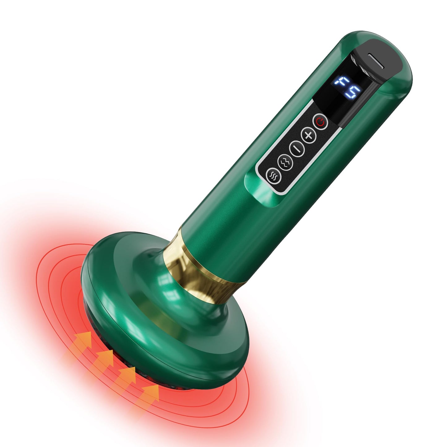 cilotus Handheld Cupping Massager with 12 Adjustable Suction Levels, Rechargeable Cordless Design for Lymphatic Drainage and Anti Cellulite Tool, Cellulite Remover for Legs, Arms, Shoulders