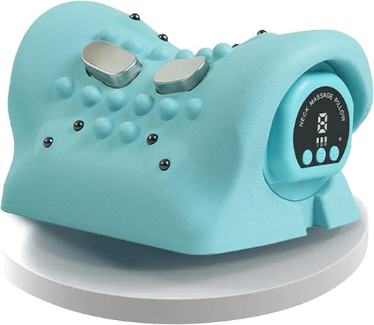 Neck Massager for Pain Relief Deep Tissue,9 Modes Electric Neck and Shoulder Relaxer Pillow,Massager with Heat for Pain Relief and Muscle Relax