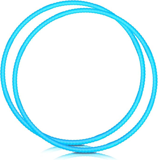 2 Pcs Toy Hoop Exercise Hoop Detachable Adjustable Plastic Toy Ring Playground Equipment for School Colored Circles Exercise Ring for Teens Dog Agility Equipment(Blue,26 Inch)