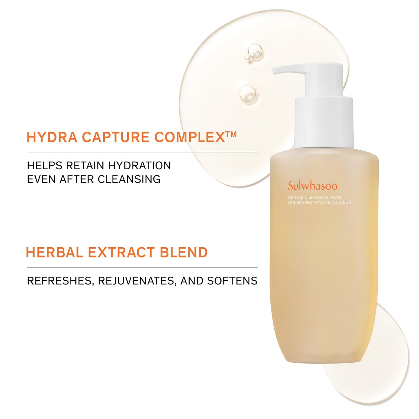 SULWHASOO CLEANSING BUNDLE - Gentle Cleansing Oil & Gentle Cleansing Foam & First Care Activating Serum VI Bundle, Deeply Cleanse, Hydrate, and Strengthen Skin Barrier, Travel Size