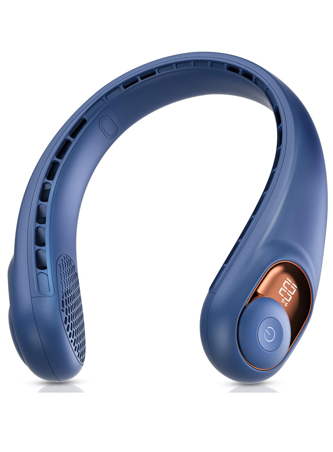 Neck Fan, Personal Fan with LED Indicator, USB-C Charging, Long-Lasting 5200mAh Battery, Hands Free Bladeless Fan with 3 Adjustable Speeds & Ultra-Quiet, Ideal for Home, Travel & Outdoor