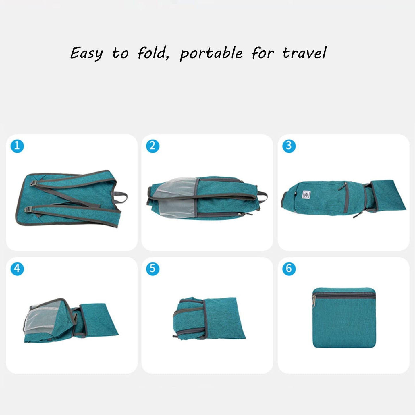 DOJUNS Hiking Backpack 15L Small Travel Backpack Lightweight Foldable Daypack Packable Camping Backpacks for Women Men (Orange)