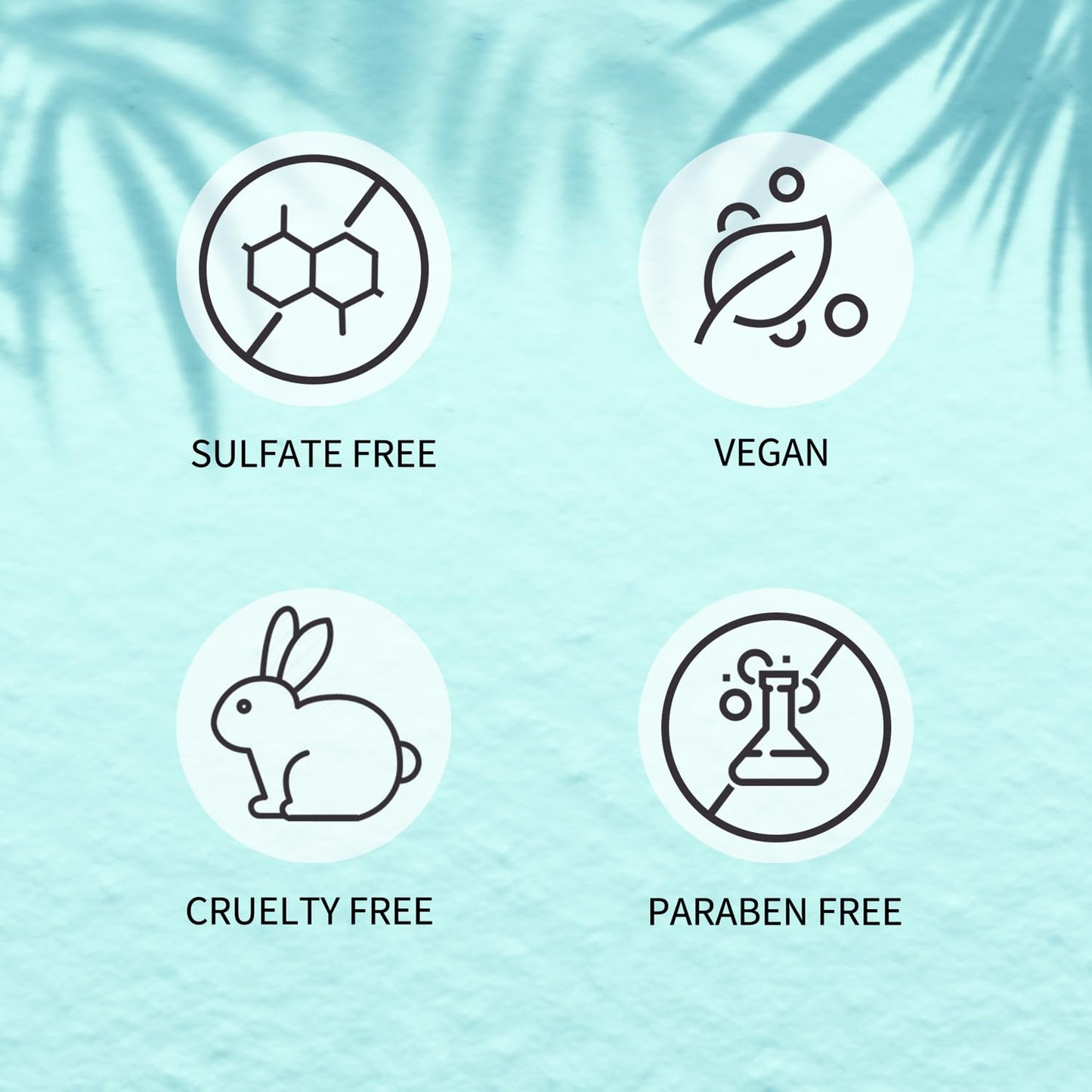 SHAKEBAR Coconut Shampoo and Conditioner, Natural Castor Oil Shampoo and Conditioner, Moisturize Dry & Damaged Hair, Hydration & Softens, Sulfate & Paraben Free.300ml / 10.1fl Oz.