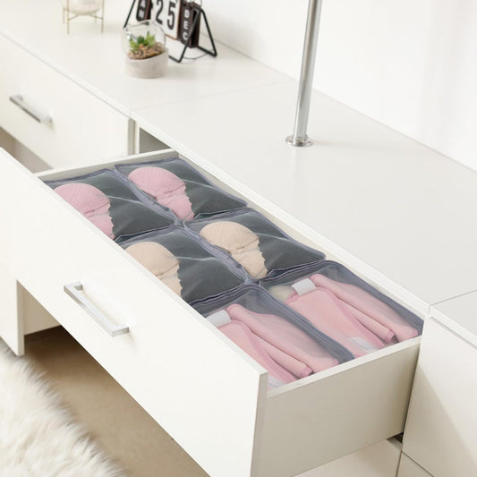 CvoMep 12 Pcs Packing Cubes Luggage Organizers Small Mesh Clothing Underwear Bag Foldable Laundry Bags for Travel Hiking Camping Backpacking