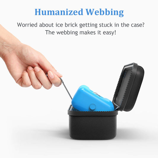 SHBC Medical Cooler Insulin Vial Carrying Travel Case TSA Approved Protector for Diabetic with One Ice Pack Black