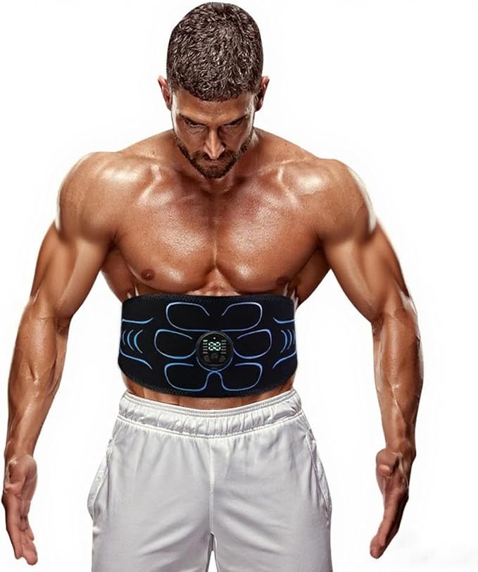 Ab Stimulator Belt,Abs Machine Ab Stimulator Muscle Toner,Tactical Abs Stimulator Muscle Toning and Strengthening Fitness Belt