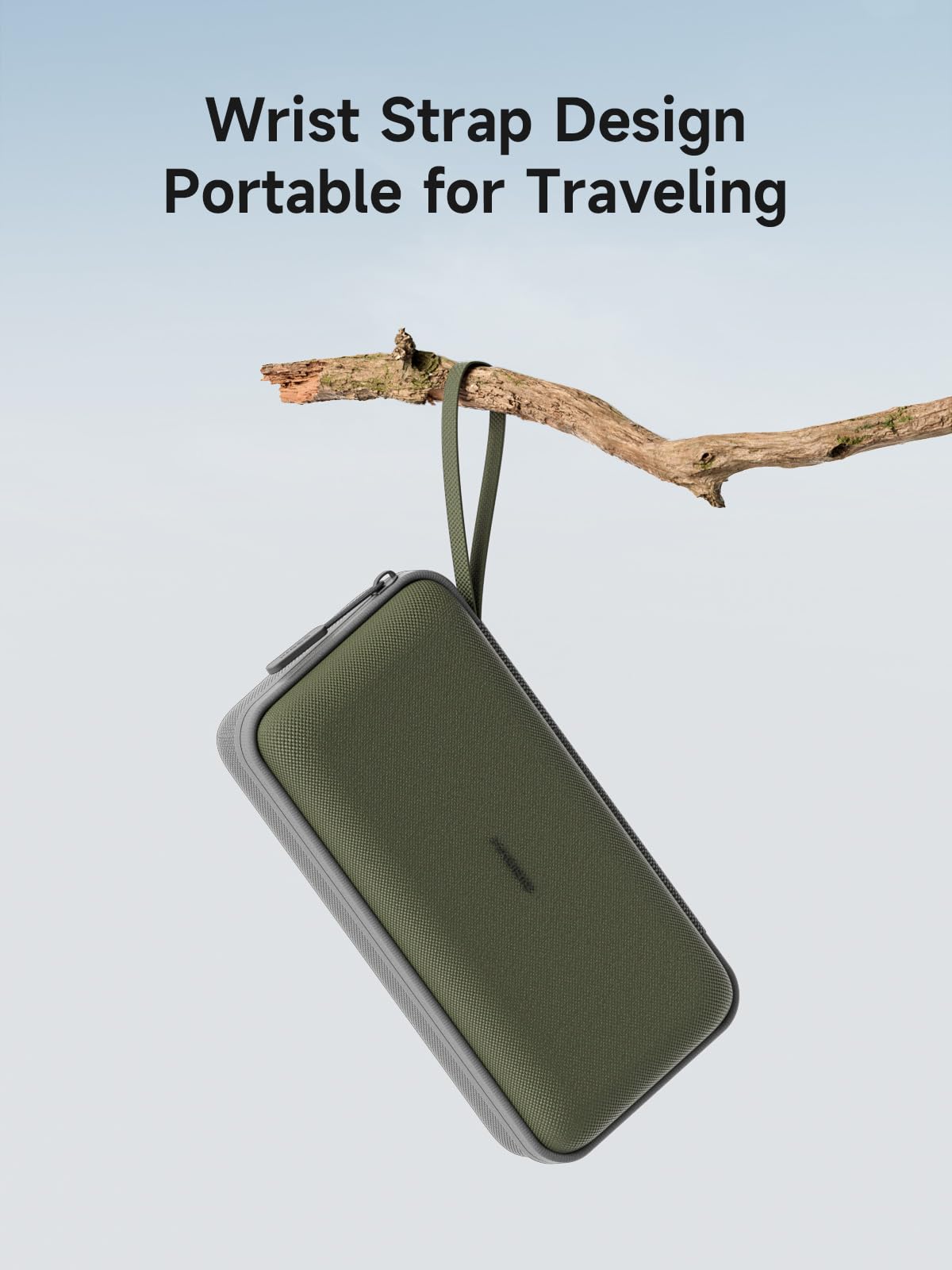 Hagibis Electronics Organizer Travel Case Cable Organizer Bag Pouch Portable Waterproof Carry Case for Cable, Charger,Power Bank, SD Card, Mouse, USB Flash Disk (DPB03 Green)