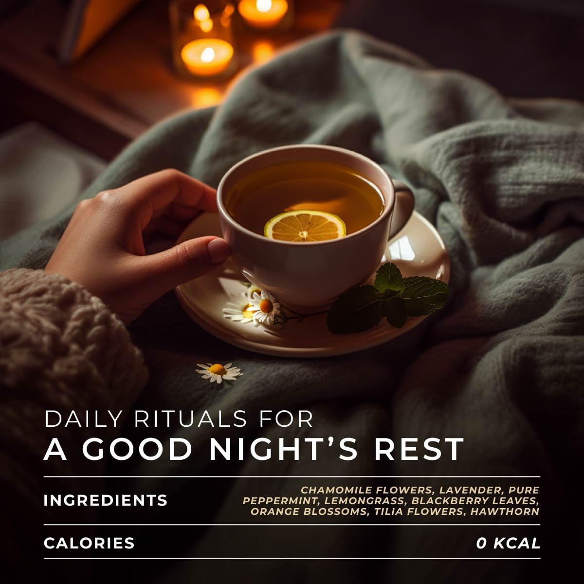 Gya Tea Co Dreamtime Herbal Tea Pod (16 ct) - Decaf Soothing Tea Blend of Chamomile & Lavender for Good Night's Rest of Calming & Relaxing