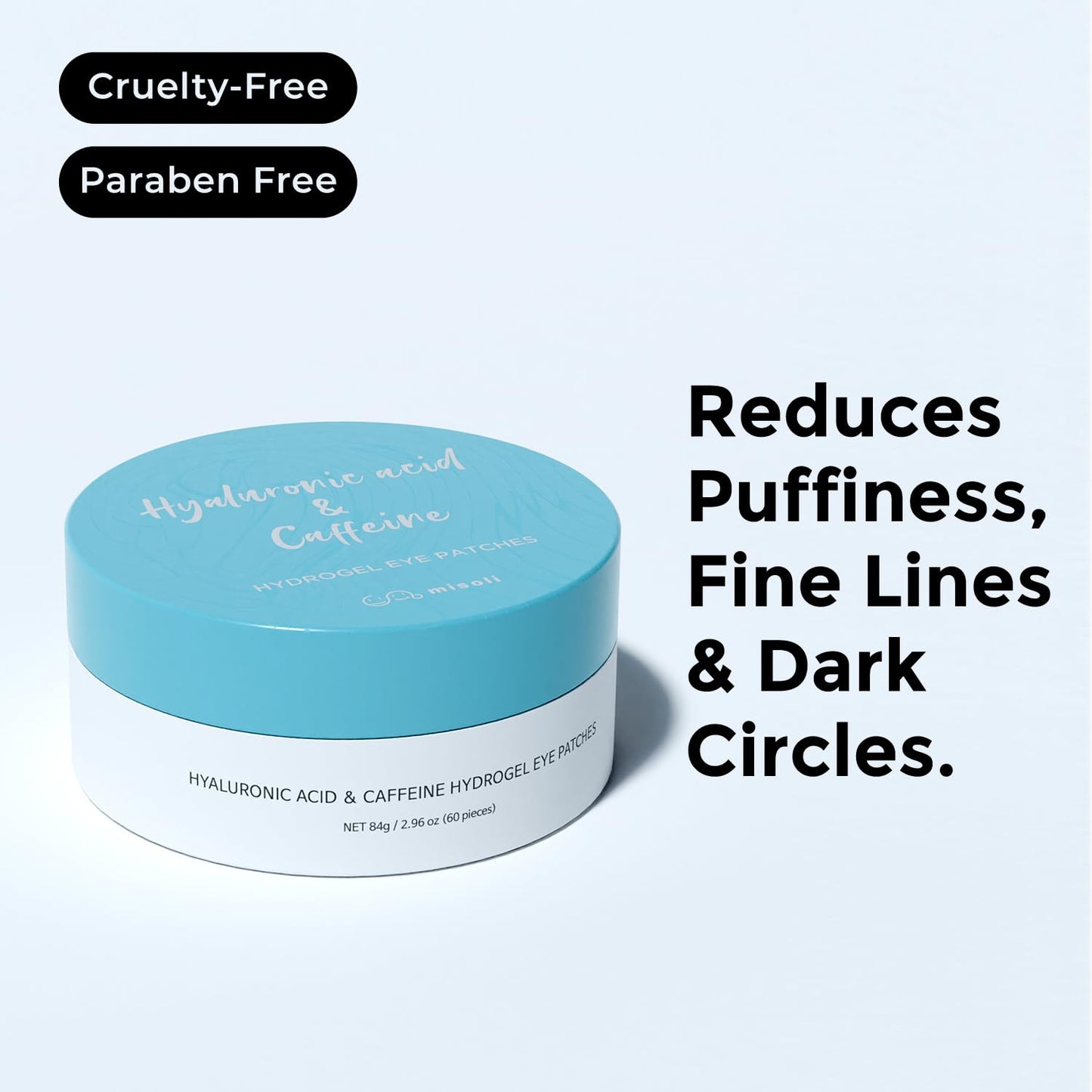 Under Eye Patches for Dark Circles, Puffiness - Eye Bag, Wrinkle Treatment Gel Mask - Caffeine Hyaluronic Acid Niacinamide - Brightening Hydrating - Korean Skincare, Birthday Gift for Women, 30Pairs