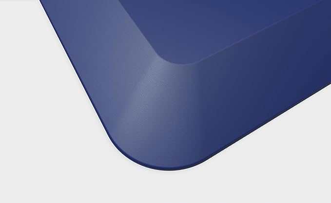 Anti Fatigue Floor Mat,Kitchen Mat, Standing Desk Mat – Comfort at Home, Office, Garage - Polyurethane(PU) Foam (Blue, 40" L x 17" W x 1" Th)