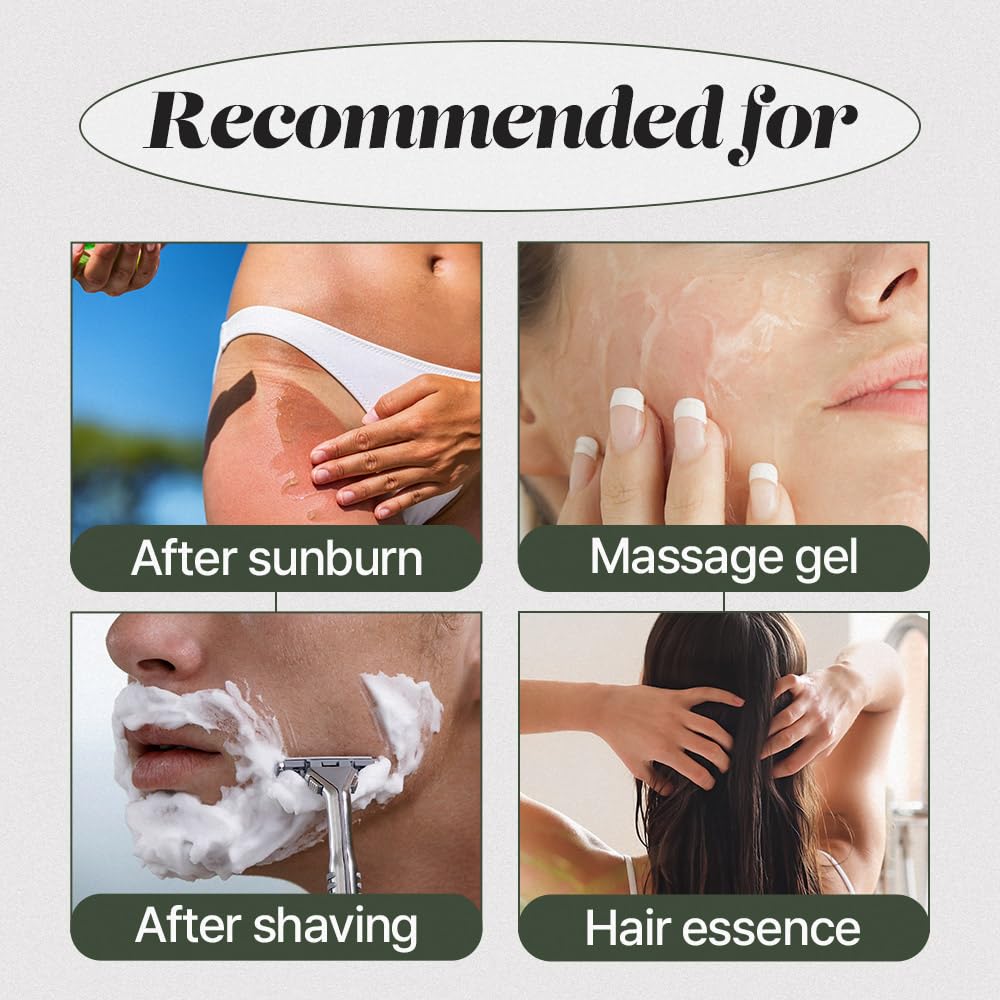 EUNYUL [PACK OF 3] Aloe Vera Soothing Gel 10. 14 fl. oz. / 300ml X 3EA Korean Skincare Body Care, After Sunburn