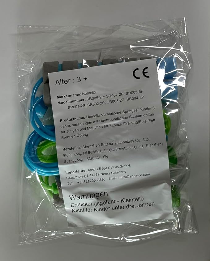 Jump Rope for Kids - Adjustable Soft Skipping Rope with Skin-Friendly Foam Handles for Kids, Boys, Girls, Children - Outdoor Fun Activity, Great Party Favor, Exercise Activity & Fitness