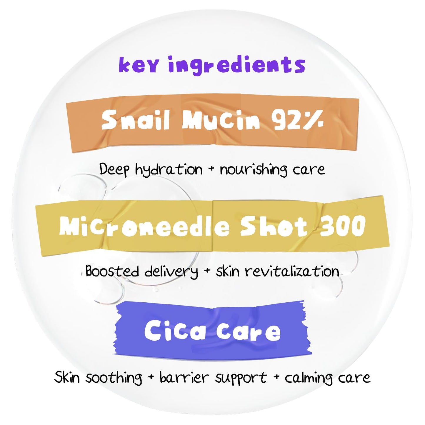 LALA SEOUL Daily Microneedle Serum "Angry Snail" – 92% Snail Mucin, Microneedle Shot 300, Cica Care, Hydration Serum, Glass Skin, Korean Beauty, 1.69 fl oz / 50ml