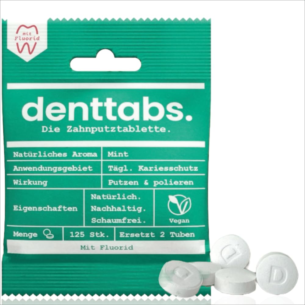 Denttabs tablets for teeth cleaning 125 pc.