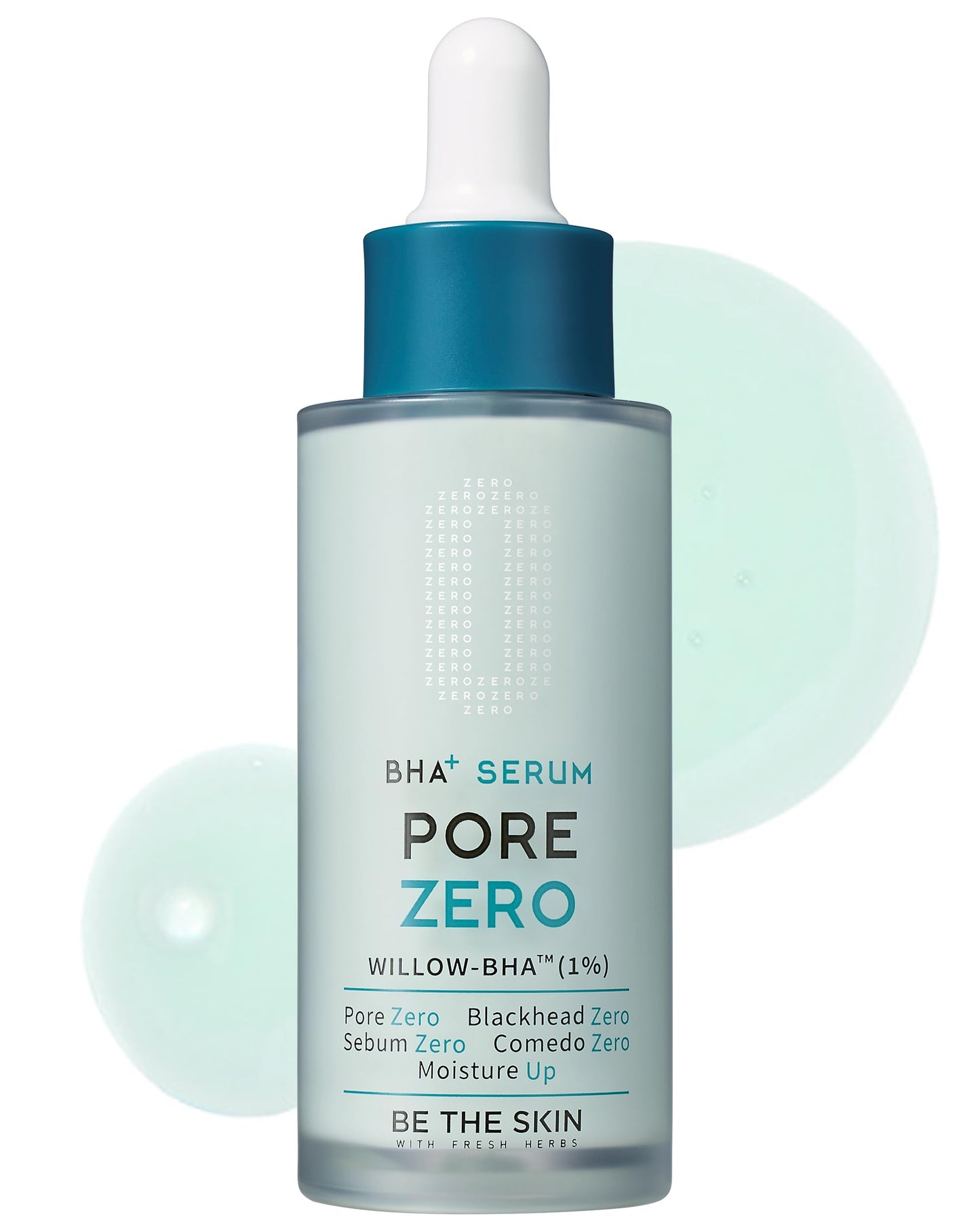 BE THE SKIN BHA+ Pore Zero Advanced Serum - AHA BHA Face Serum for Intense Pore Care and Sebum Control - Pore Minimizer for Acne Blackheads Open Pores, 1.01 fl.oz.