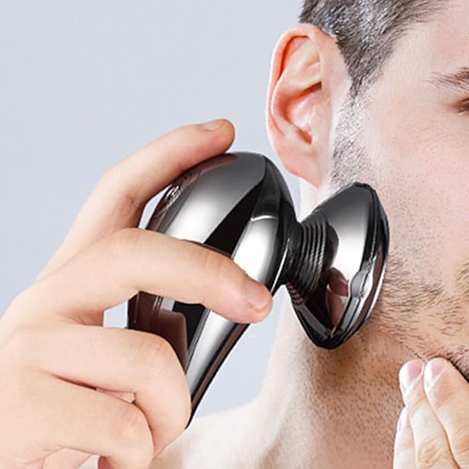 Big Blade Electric Shaver for Men Face, 3 in 1 Multifunction Men's Small Electric Shavers,Waterproof Rotary Shavers Grooming Kit, USB Rechargeable Portable Mini Electric Razor for Women