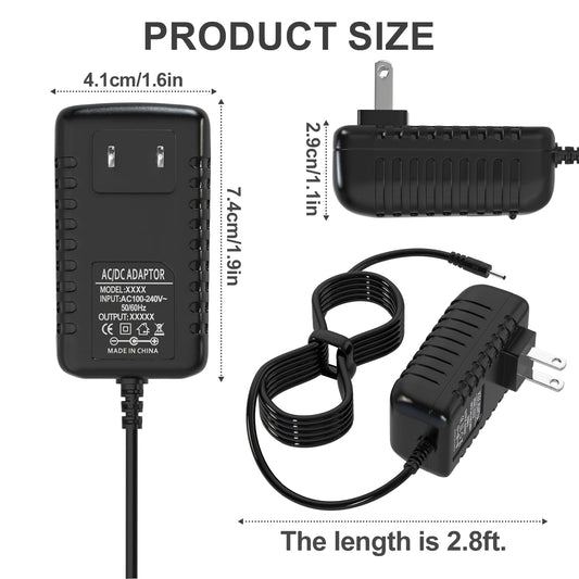 5V Charger for NuFACE Mini Facial Toning Device (Pink, White, Green...), Facial Toning Device Battery Power Adapter Charging Cord