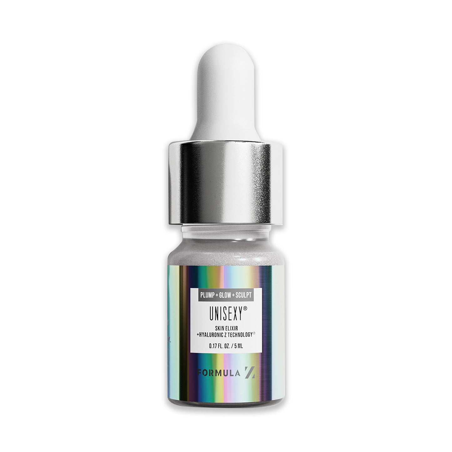 Formula Z Mini Unisexy Skin Elixir - Hyaluronic Acid Serum for Face - Face Serum with Niacinamide and Blue Light Defense - Anti Aging - 0.17 oz